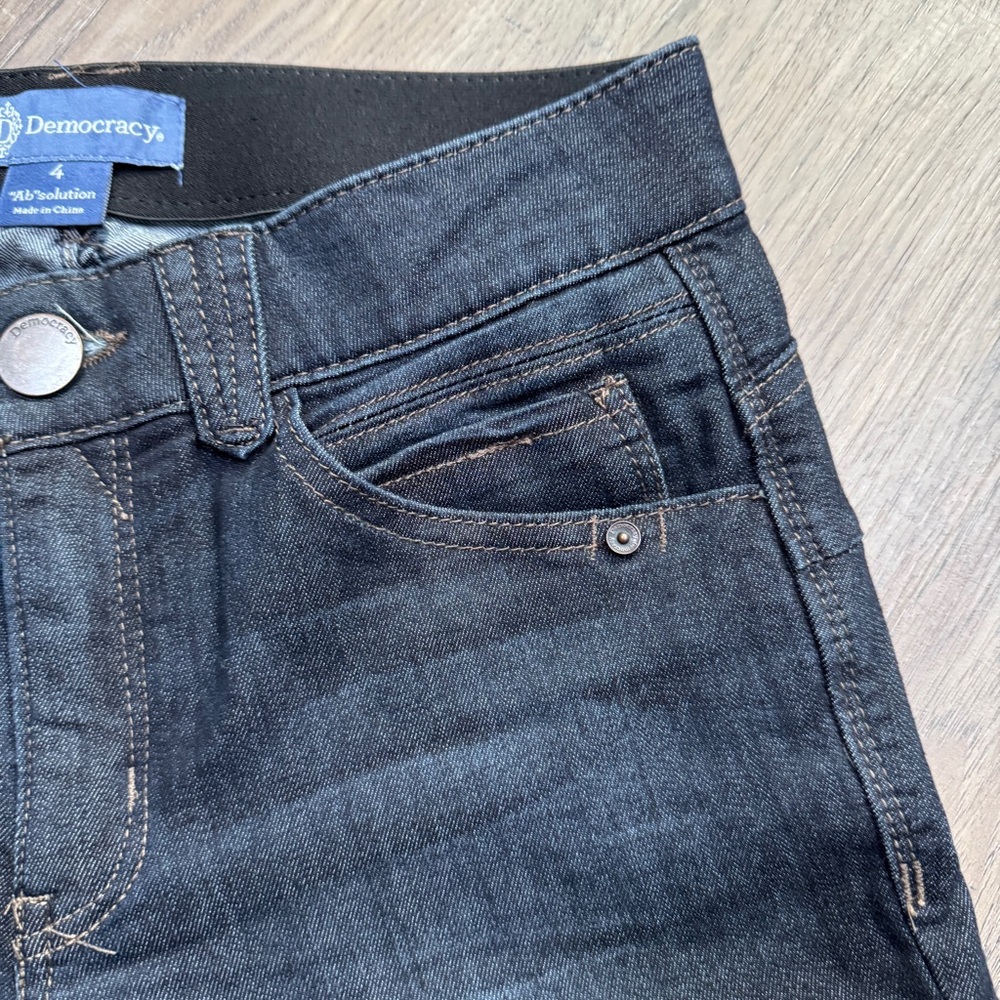 Democracy "Ab"Solution Dark Blue Jeans - Size 4 - Picture 8 of 12